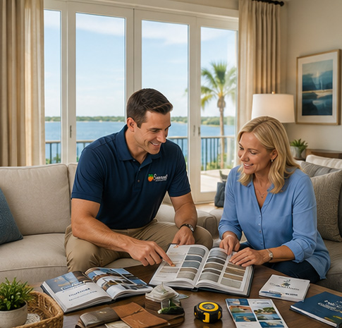 Shop At Home window treatment consultation in Foley Alabama